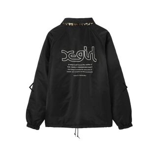 エックスガール(X-girl)のX-girl  LOGO REVERSIBLE COACH JACKET(ナイロンジャケット)