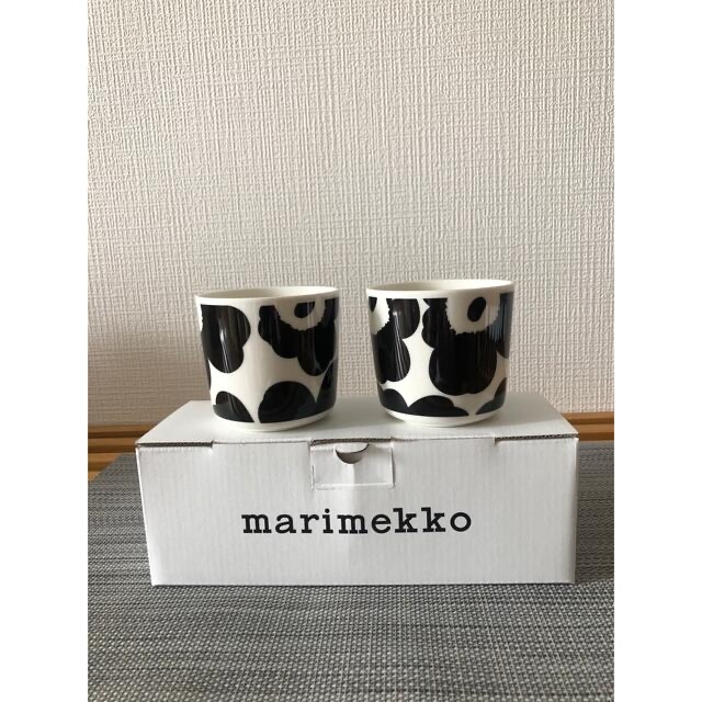 marimekko(マリメッコ)のマリメッコ マグカップ マテラグ ウニッコ ブラック インテリア/住まい/日用品のキッチン/食器(食器)の商品写真