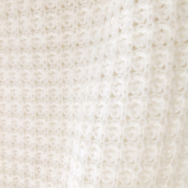 FOREVER 21(フォーエバートゥエンティーワン)のF21カギ編みバイカラーニット レディースのトップス(ニット/セーター)の商品写真