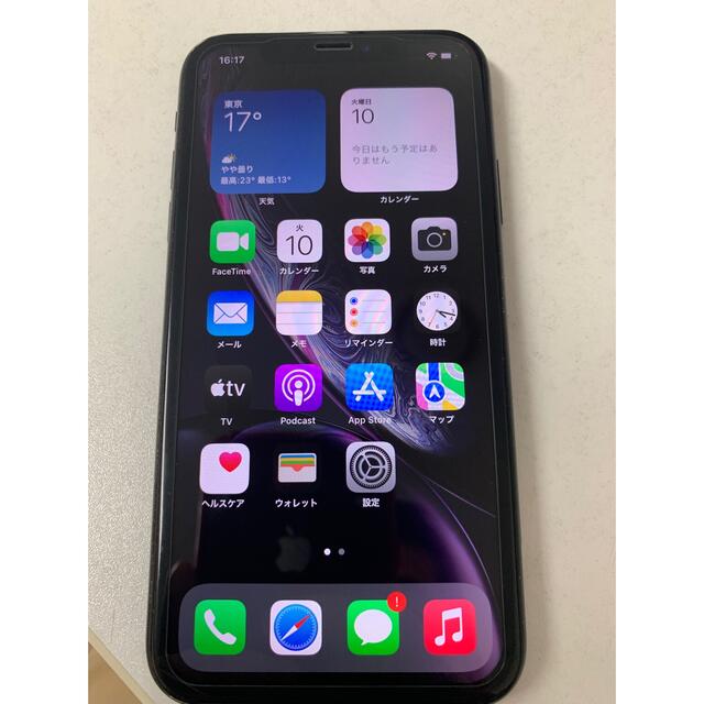 【送料無料】 iPhone - Apple XR ブラック 64GB スマートフォン本体 【送料無料】 iPhone - Apple XR ブラック 64GB スマートフォン本体
