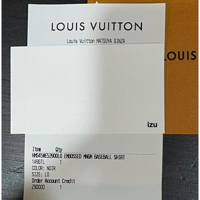 ヴィトン LOUIS VUITTON - LV エンボス モノグラム ベースボールシャツ