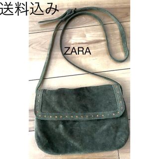 ザラ(ZARA)のZARA スエード　ショルダーバッグ(ショルダーバッグ)