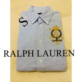 ポロラルフローレン(POLO RALPH LAUREN)の美品　ポロ　ラルフローレン　刺繍　エンブレム　シャツ　オックスフォード　完売(シャツ/ブラウス(長袖/七分))