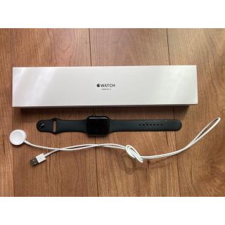 アップルウォッチ(Apple Watch)のapple watch series 3 42mm(腕時計(デジタル))