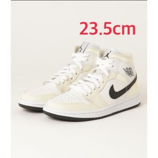 ナイキ(NIKE)のNIKE ナイキ エア ジョーダン1 MID "ココナッツミルク" 23.5cm(スニーカー)