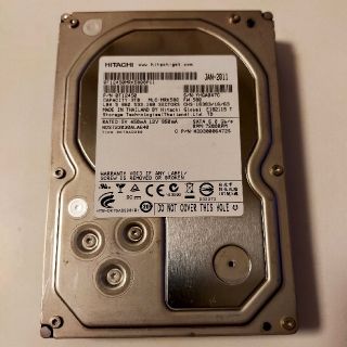 ヒタチ(日立)の【3TB・HDD】ハードディスク（3.5インチ）(PCパーツ)