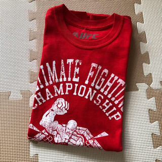 UFC 初期柄デザイン Tシャツ 希少 レア オクタゴン 赤 (Tシャツ/カットソー(半袖/袖なし))