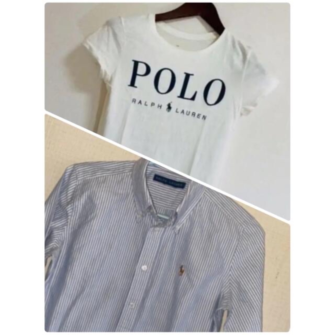 POLO RALPH LAUREN(ポロラルフローレン)のPOLO RALPH LAUREN2点set 半袖/ボタンダウンシャツ レディースのトップス(Tシャツ(半袖/袖なし))の商品写真