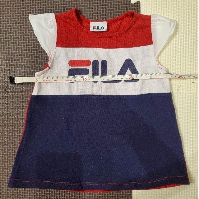 FILA(フィラ)のFILA　Tシャツ　 ショートパンツ　セット キッズ/ベビー/マタニティのキッズ服女の子用(90cm~)(Tシャツ/カットソー)の商品写真