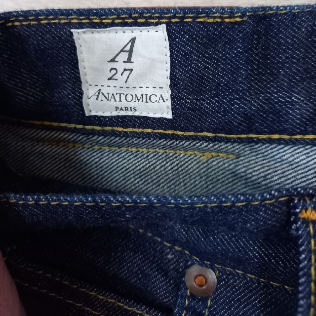 ANATOMICA(アナトミカ)のANATOMICA　マリリン2　27　試着のみ レディースのパンツ(デニム/ジーンズ)の商品写真