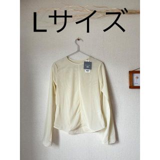 ユニクロ(UNIQLO)の【新品】UNIQLO マメクロゴウチ mame シアークルーネックTシャツ(Tシャツ(長袖/七分))