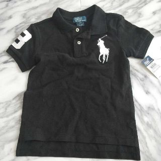 ポロラルフローレン(POLO RALPH LAUREN)のラルフローレン ポロシャツ 4T 110 黒(Tシャツ/カットソー)