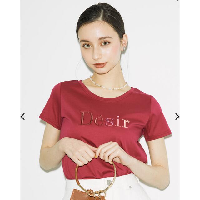 rienda(リエンダ)のrienda♡Desir T-SH レディースのトップス(Tシャツ(半袖/袖なし))の商品写真