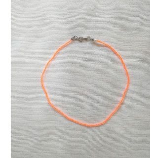 ビューティアンドユースユナイテッドアローズ(BEAUTY&YOUTH UNITED ARROWS)のFluorescent orangeネックレス(ネックレス)