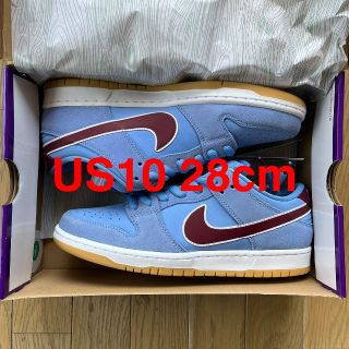 ナイキ(NIKE)のSBダンクLOW Valor Blue and Team Maroon(スニーカー)