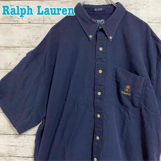 ラルフローレン(Ralph Lauren)のチャップス　ラルフローレン シャツ XL エンブレム 刺繍ロゴ 90s 入手困難(シャツ)