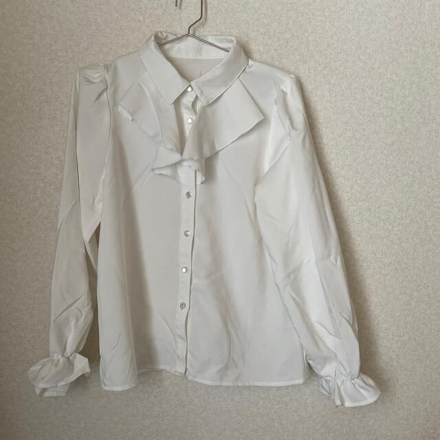 GRL(グレイル)のGRL ブラウス ホワイト レディースのトップス(シャツ/ブラウス(長袖/七分))の商品写真