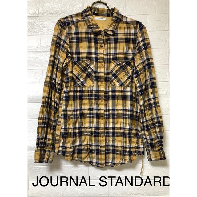 JOURNAL STANDARD(ジャーナルスタンダード)のJOURNALSTANDARD チェックシャツ　シワ加工シャツ　体型カバーシャツ レディースのトップス(シャツ/ブラウス(長袖/七分))の商品写真