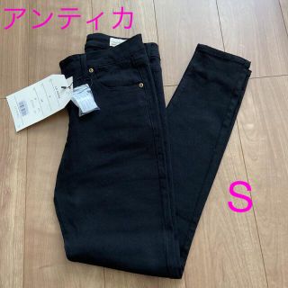 アンティカ(antiqua)のayano様専用　antiqua ストレッチ　スキニーパンツ　ブラック　S(スキニーパンツ)