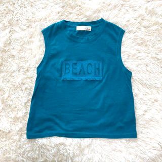 リリーブラウン(Lily Brown)のリリーブラウン　春夏beachノースリーブTシャツ(Tシャツ(半袖/袖なし))