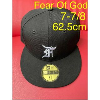 ニューエラー(NEW ERA)の【新品】Fear Of God New Era 7 7/8 62.5cm 黒(キャップ)