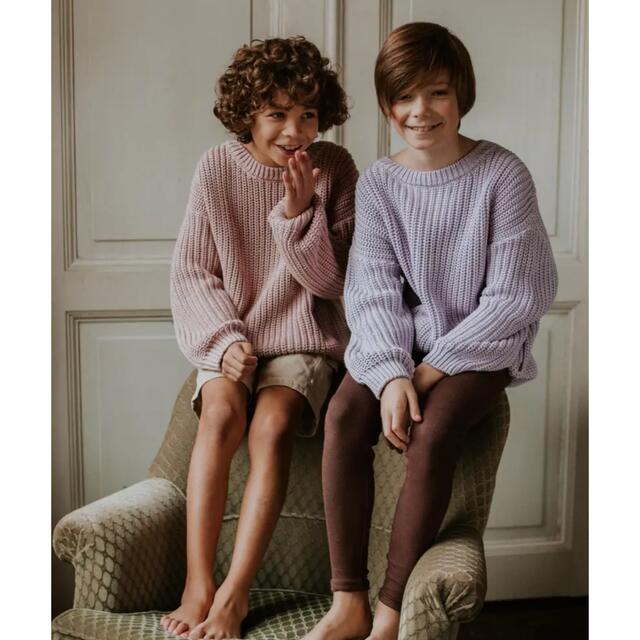 Misha & Puff(ミーシャアンドパフ)の新品 Yuki Kidswear Chunky Knitted Sweater キッズ/ベビー/マタニティのキッズ服女の子用(90cm~)(ニット)の商品写真