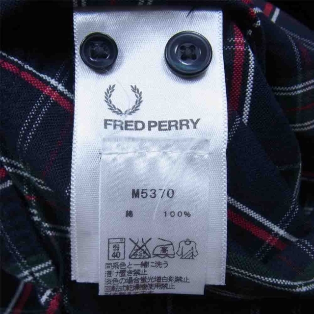 FRED PERRY(フレッドペリー)のフレッドペリー 長袖シャツ M5370 チェック ボタンダウン【未使用】【中古】 メンズのトップス(シャツ)の商品写真