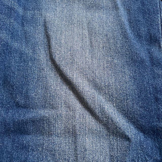 ■美品■レディースジーンズデニム ワイドパンツ裾切りっぱなしウォッシャブル レディースのパンツ(キュロット)の商品写真