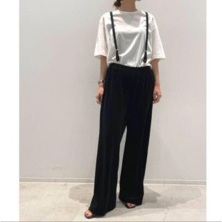 アパルトモンドゥーズィエムクラス(L'Appartement DEUXIEME CLASSE)のアパルトモン　グッドグリーフVelor Wide Pant Suspen(カジュアルパンツ)