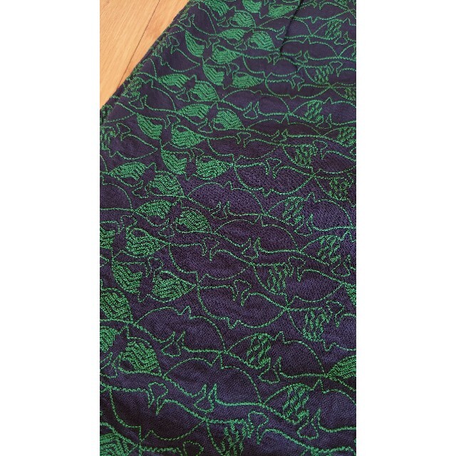 鳥の刺繍 ノースリーブワンピース