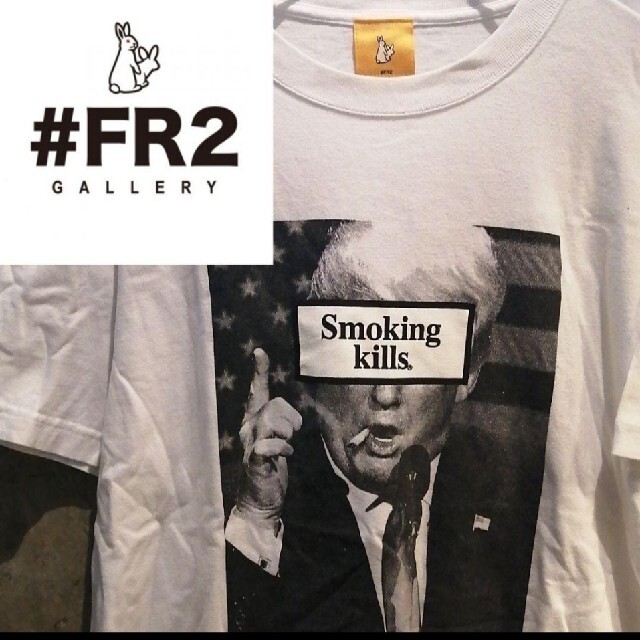 【L,サイズ　トランプ革命】fr2　スピーチT　ワコマリア　ウエステッドユースTシャツ/カットソー(半袖/袖なし)