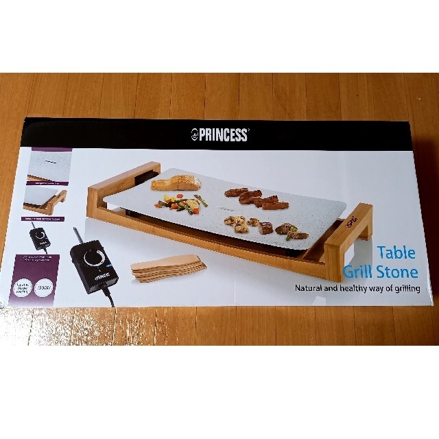 Prince(プリンス)のPRINCESS Table Grill Stone プリンセス テーブルグリル スマホ/家電/カメラの調理家電(ホットプレート)の商品写真