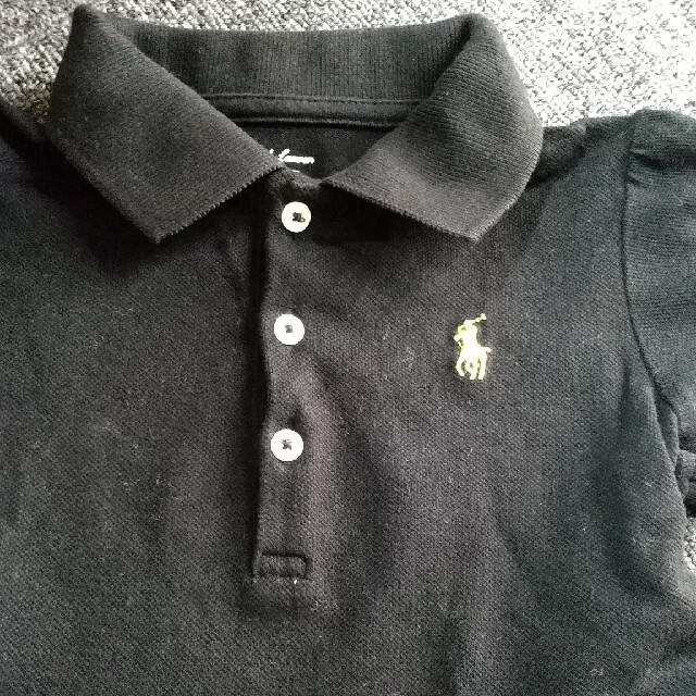 Ralph Lauren(ラルフローレン)のRALPH LAUREN♡ペブラム♡ポロシャツ♡18m♡ラルフローレン♡黒♡美品 キッズ/ベビー/マタニティのベビー服(~85cm)(シャツ/カットソー)の商品写真