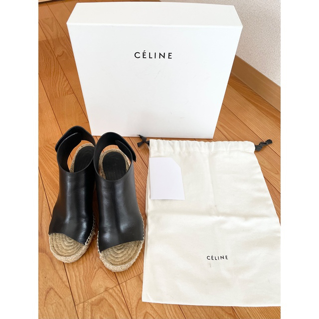 celine(セリーヌ)のCELINE セリーヌ サンダル エスパドリーユ ブラック 35 レディースの靴/シューズ(サンダル)の商品写真