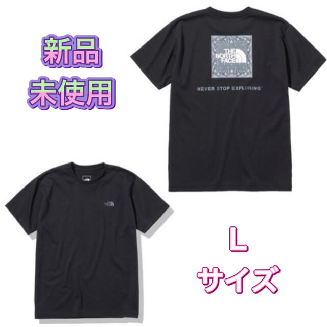 THE NORTH FACE(ザノースフェイス)のノースフェイス ショートスリーブバンダナスクエアロゴ Tシャツ レディース レディースのトップス(Tシャツ(半袖/袖なし))の商品写真