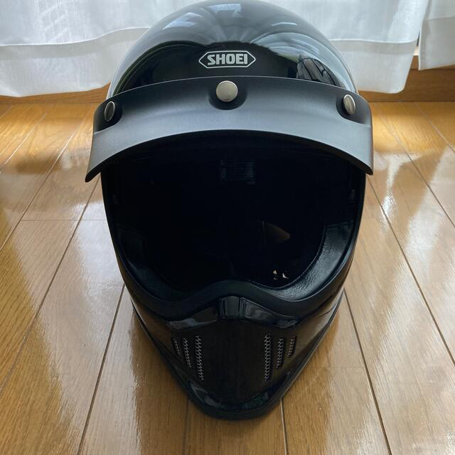 SHOEI EX-ZERO 黒 サイズL バイザー付き 通販サイト 自動車/バイク