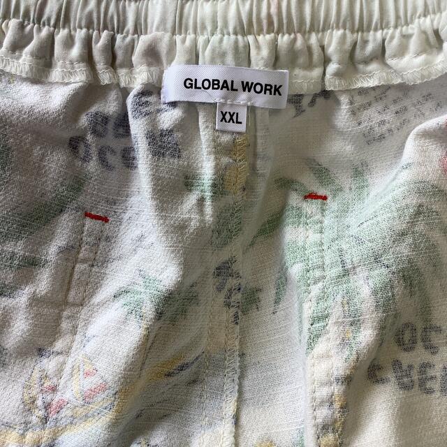 GLOBAL WORK(グローバルワーク)のグローバルワーク　ハーフパンツ　アロハ　夏　１３０〜140 XXL  キッズ/ベビー/マタニティのキッズ服男の子用(90cm~)(パンツ/スパッツ)の商品写真