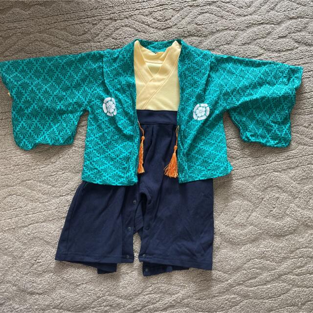 袴　ロンパース  70 キッズ/ベビー/マタニティのベビー服(~85cm)(ロンパース)の商品写真