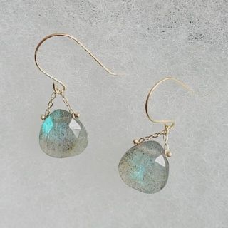 anq. ラブラドライト 天然石マロンピアス | www.hartwellspremium.com