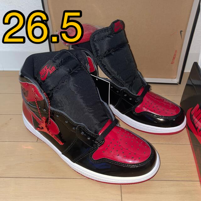 Nike Air Jordan 1 High OG Patent Bred メンズの靴/シューズ(スニーカー)の商品写真