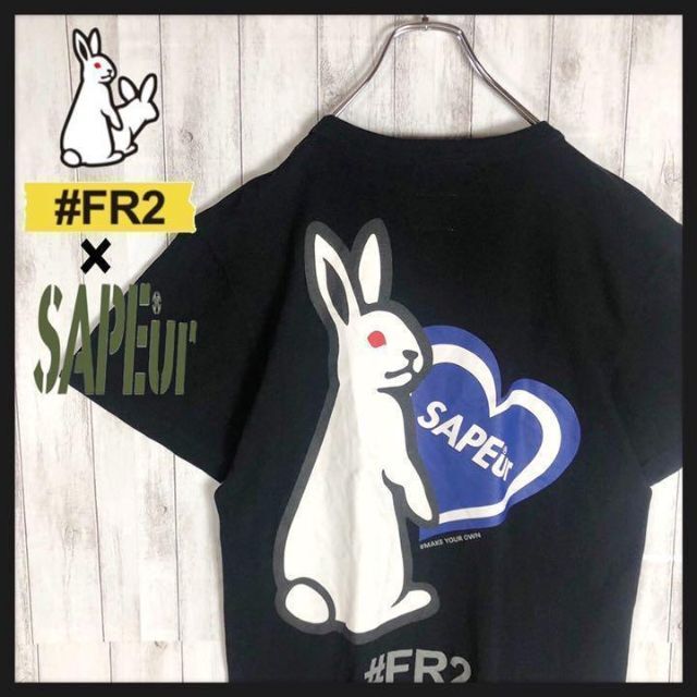 【最高デザイン】FR2 SAPEur 限定コラボ 色情兎 入手困難 Tシャツ