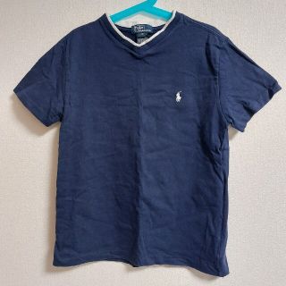 ポロラルフローレン(POLO RALPH LAUREN)の⭐ポロラルフローレン⭐Vネックカットソー　ネイビー　140(Tシャツ/カットソー)