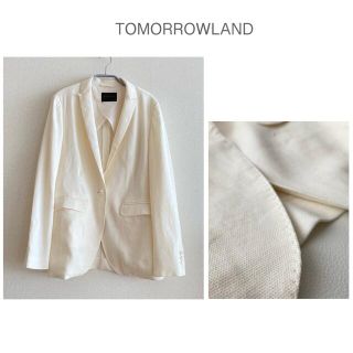 トゥモローランド(TOMORROWLAND)のTOMORROWLAND トゥモローランド　リネンジャケット(テーラードジャケット)