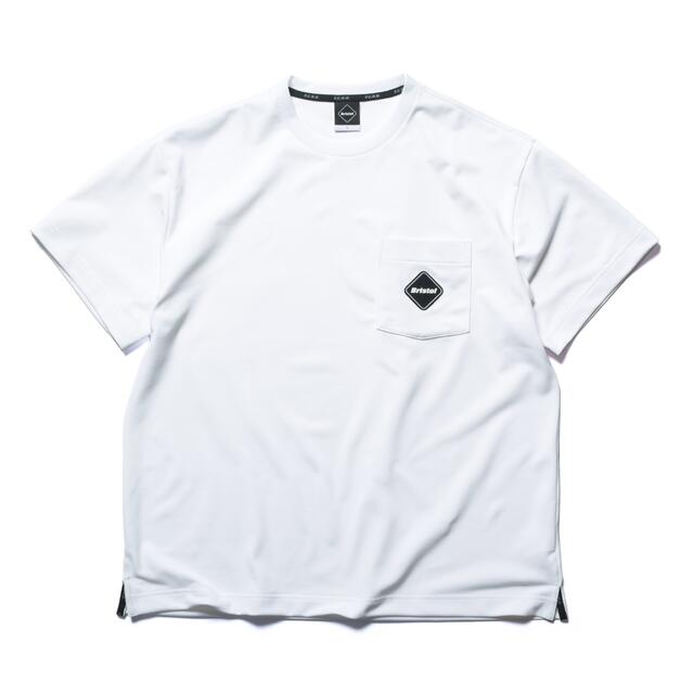 F.C.R.B.(エフシーアールビー)のM 送料無料 FCRB 22SS EMBLEM POCKET TEE WHITE メンズのトップス(Tシャツ/カットソー(半袖/袖なし))の商品写真