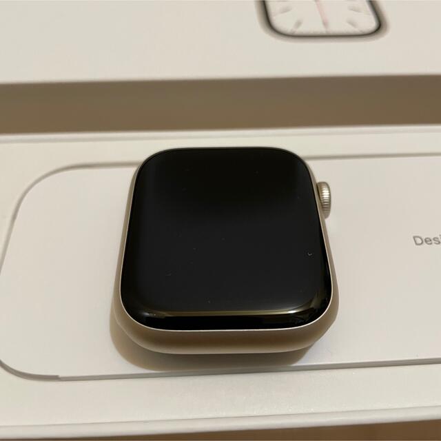 Apple Watch7 GPS スターライト　アルミケース45mm