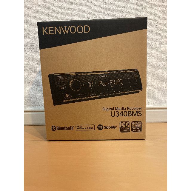 KENWOOD(ケンウッド)のケンウッド KENWOOD U340BMS ブルートゥース搭載1DINオーディオ 自動車/バイクの自動車(カーオーディオ)の商品写真