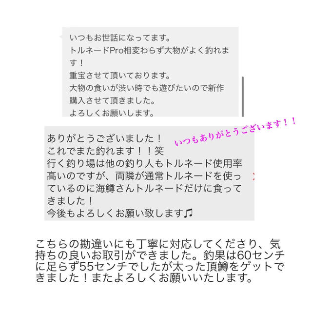 管釣り エリアトラウト【巻き直し不要】海鱒トルネードルアー Pro スポーツ/アウトドアのフィッシング(ルアー用品)の商品写真