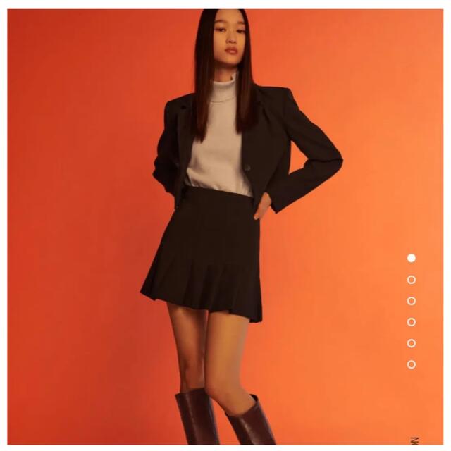 ZARA(ザラ)のzara ボックスプリーツミニスカート レディースのスカート(ミニスカート)の商品写真