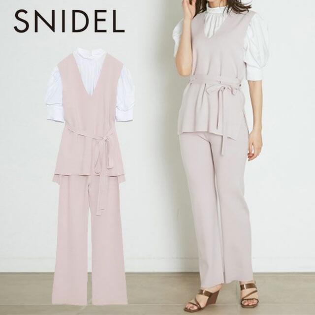 ニットベストブラウスセットアップ　SNIDEL | フリマアプリ ラクマ