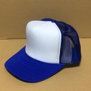 オットーキャップ(OTTO CAP)のOTTOメッシュキャップ☆ツートンブルー☆白青ハーフ(キャップ)